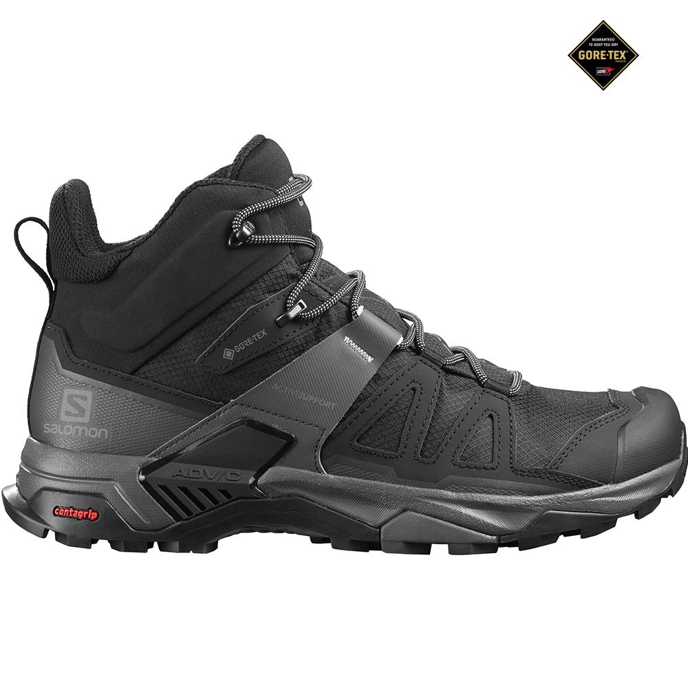 Zapatillas De Running Salomon Hombre Negras - Salomon Argentina X ULTRA 4 MID GORE-TEX,701846-WOP